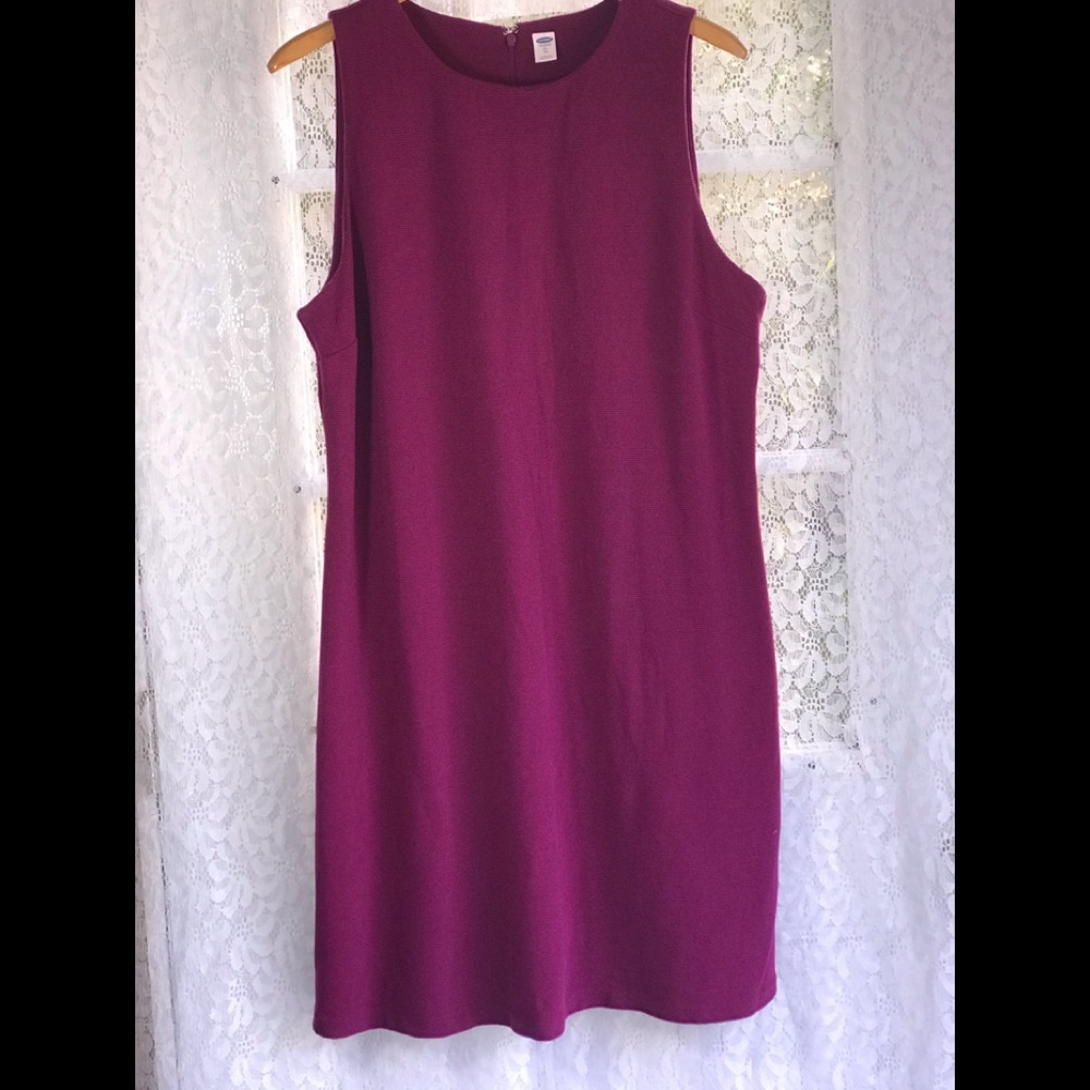 Old Navy Ribbed A Line Dress Sleeveless Stripe